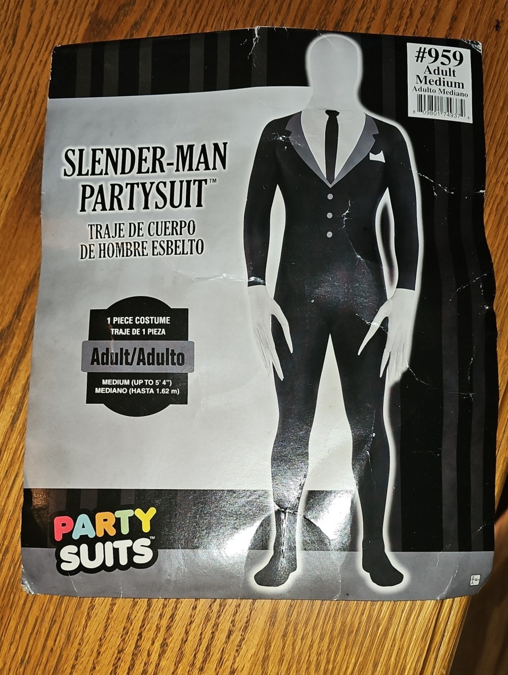 Slender-Man Partysuit Halloween Costume